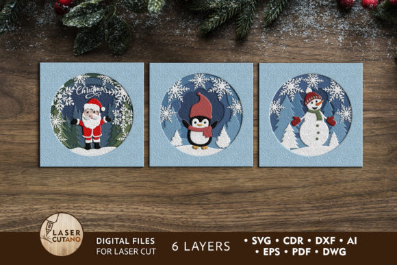 3D Christmas Set for Kids Cut Files: A Creative Way to Make Holiday Memories