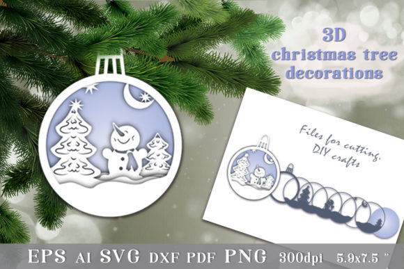 3D Christmas Tree Toy: Files to Cut for Creative Projects
