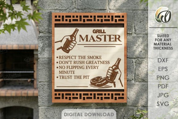 3D Grill Wall Art Laser Cut: A Creative and Customizable Digital Design Solution