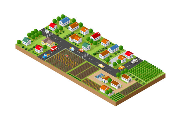 3D Isometric Landscape: Creative Uses and Design Possibilities