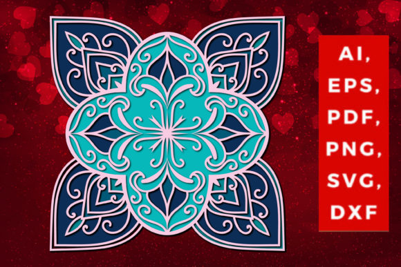 3D Multi-Layered Mandala SVG Cut File: A Rising Star in the Digital Crafting World