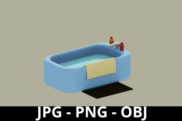 3D Rendering Bathtub: A Perfect Addition for Design Projects