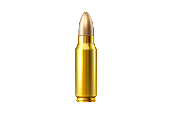 Ammunition Bullets 3D Rendering PNG – Creative Use for Designers