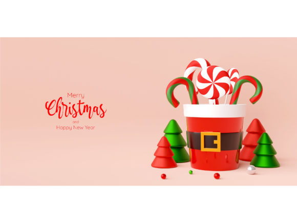 Christmas 3D Illustration: A Creative Asset for Holiday Campaigns and Designs