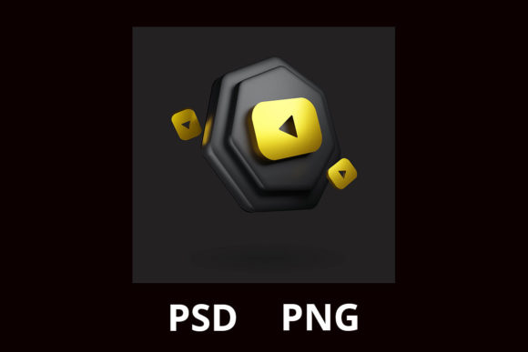 Enhancing Brand Identity with 3D Gold Black Social Icons in Modern Design