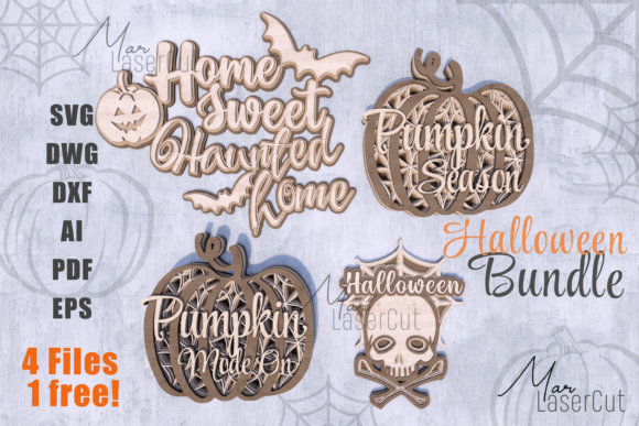 Halloween Bundle 3D Laser Cut Multilayer