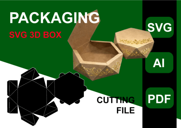 Hexagone 3D Svg Box Template: A Unique Crafting Solution for Memorable Celebrations
