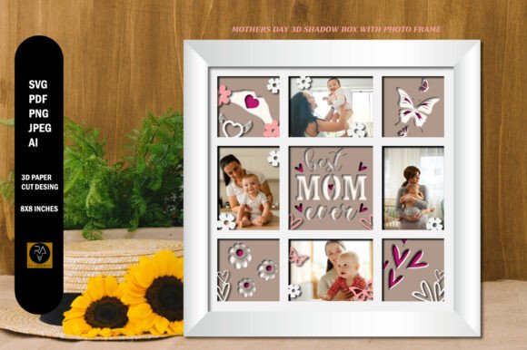 Mother’s Day 3D Shadow Box Photo Frame for Creative Projects