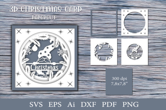 Revolutionizing Holiday Creativity with 3D Christmas Cards: The Rise of Paper Cut SVG Designs
