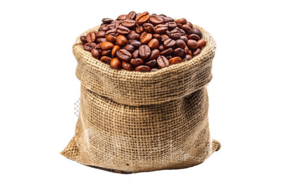Roasted Coffee Beans 3D Rendering PNG – High-Quality Transparent Designs